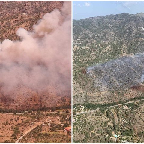 Καμένα καλώδια για κλοπή ρεύματος προκάλεσαν την πυρκαγιά στο Παλαιχώρι