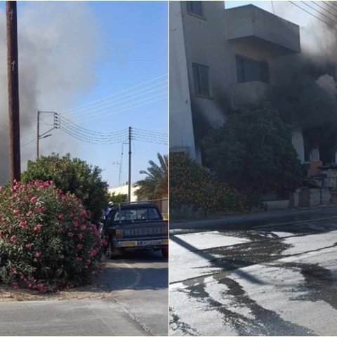 Στις φλόγες οικία στο Λιοπέτρι-Άμεση επέμβαση Πυροσβεστικής (vid&pics)