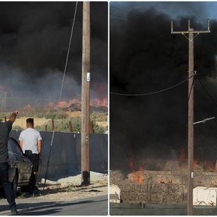 Zητούν συνάντηση με Χριστοδουλίδη και λήψη μέτρων μετά τη φωτιά στο Γέρι οι Δήμοι
