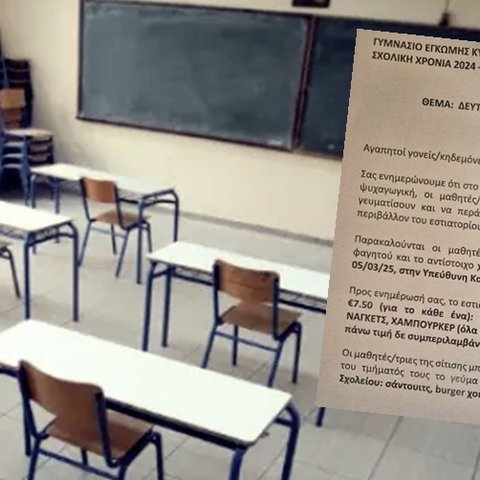 Η ανακοίνωση σχολείου που προκαλεί σάλο και ντροπή-Διαχωρίζει τους μαθητές «της σίτισης», προωθεί διακρίσεις