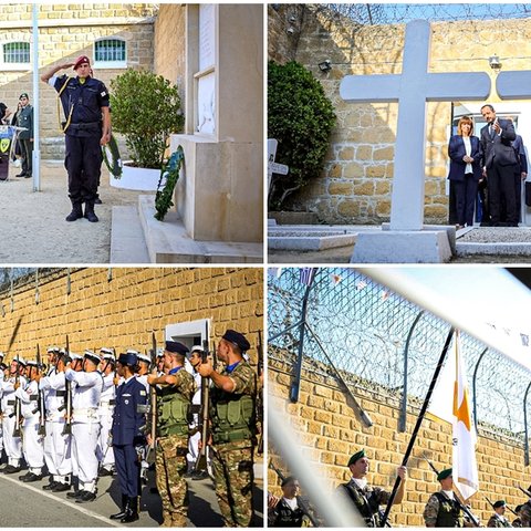 Κατέθεσαν στεφάνι στα Φυλακισμένα Μνήματα ΠτΔ και Κατερίνα Σακελλαροπούλου