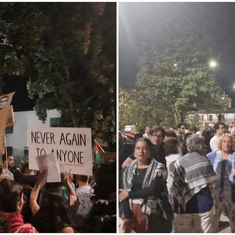 Πορεία υπέρ των Παλαιστινίων σε εξέλιξη στη Λευκωσία (pics&vid)