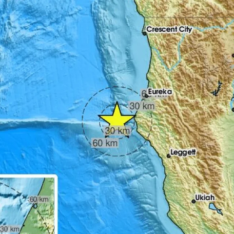 Ήρθη η προειδοποίηση για τσουνάμι στην Καλιφόρνια-Δεν υπήρξαν αναφορές για ζημιές από τον μεγάλο σεισμό