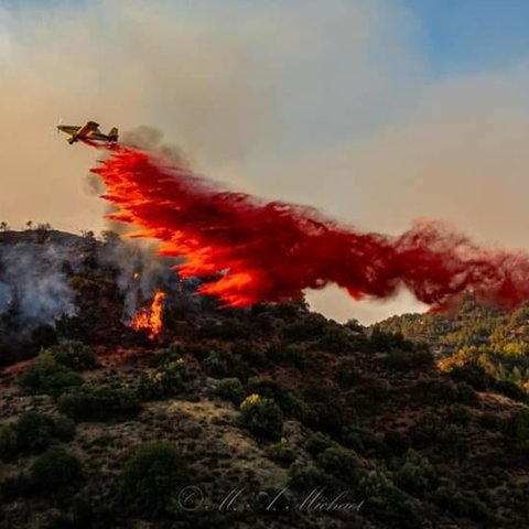 Κάηκαν ξηρά χόρτα και άγρια βλάστηση από την φωτιά στη Λόφου-Έγκαιρη ενημέρωση από πολίτη