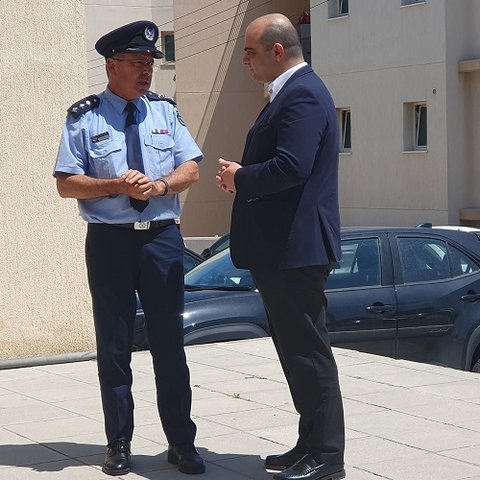 Επισκέφθηκε τα γραφεία των Κοινωνικών Ασφαλίσεων ο Παναγιώτου και συζήτησε για την ασφάλεια μετά τις ζημιές