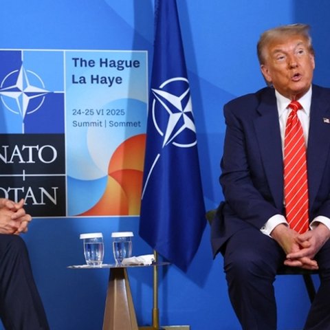 Τραμπ στη Σύνοδο του ΝΑΤΟ-«Είμαι πολύ περήφανος για το Ιράν και το Ισραήλ, η εκεχειρία πάει πολύ καλά»