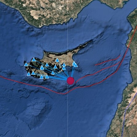 Αισθητός σε όλη την Κύπρο ο σεισμός-Στα 3.9 της κλίμακας Ρίχτερ το μέγεθος