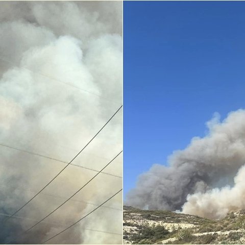 Νέα πυρκαγιά στην Τριμίκλινη έθεσε σε κινητοποίηση την Πυροσβεστική-Στη μάχη εναέρια μέσα (pics&vid)