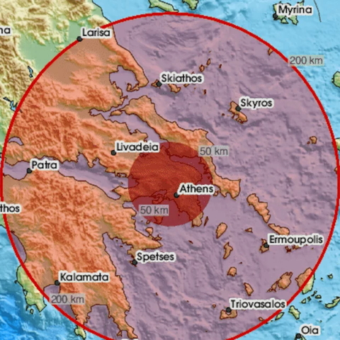 Σεισμός 5,2 Ρίχτερ στην Εύβοια, ταρακουνήθηκε και η Αθήνα