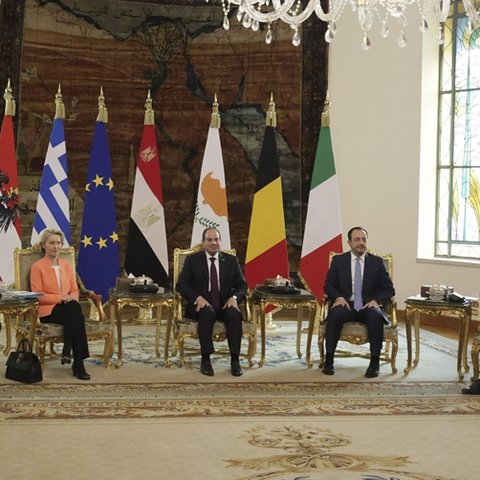 Ολοκληρώθηκε η Συνάντηση ηγετών της ΕΕ με τον Αλ Σίσι-Υπεγράφη κοινή διακήρυξη