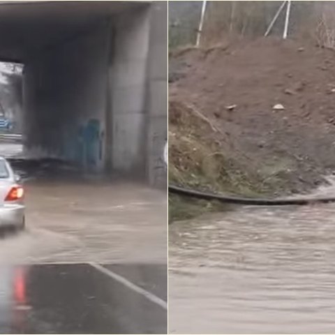 ΒΙΝΤΕΟ: Έξω φρενών ο Κοινοτάρχης Κόρνου με την πλημμυρισμένη γέφυρα-«Έλα Υπουργέ να δεις τα έργα σου»