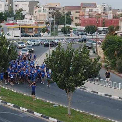 BINTEO: Η πορεία των Μαχητών έξω από το Αμμόχωστος