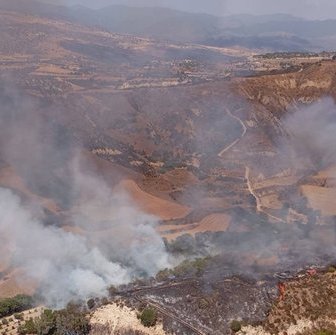 Καλύτερη η κατάσταση στη Μηλιού-Εκκενώθηκαν δύο κατοικίες στη Δρύμου