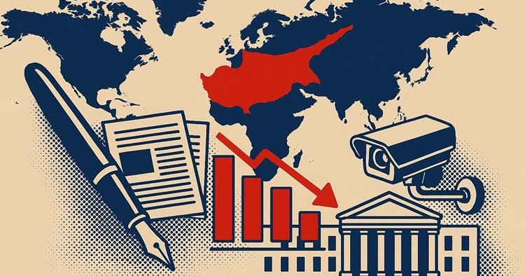 Η Κύπρος κατρακυλά 12 θέσεις στον Παγκόσμιο Δείκτη Ελευθερίας του Τύπου Η Κύπρος κατρακυλά 12 θέσεις στον Παγκόσμιο Δείκτη Ελευθερίας του Τύπου