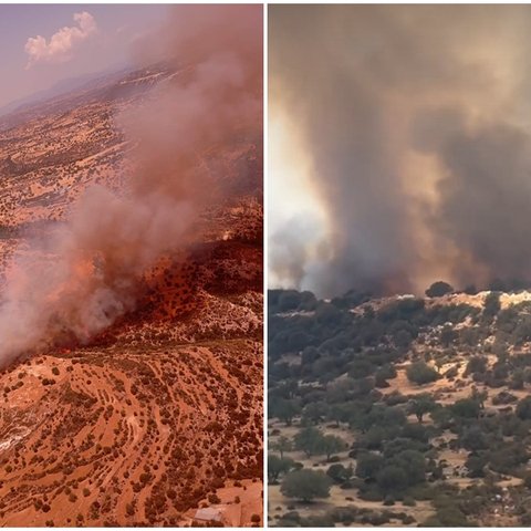 ΒΙΝΤΕΟ: Πυρκαγιά στην επαρχία Λεμεσού-Ενεργοποιήθηκε το ΙΚΑΡΟΣ ΙΙ, επιχειρούν έντεκα πτητικά