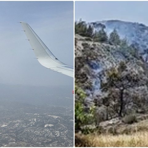 ΒΙΝΤΕΟ: Μάχη με τις φλόγες στο Κρατικό Δάσος Λεμεσού-Σε ετοιμότητα για πιθανές εκκενώσεις