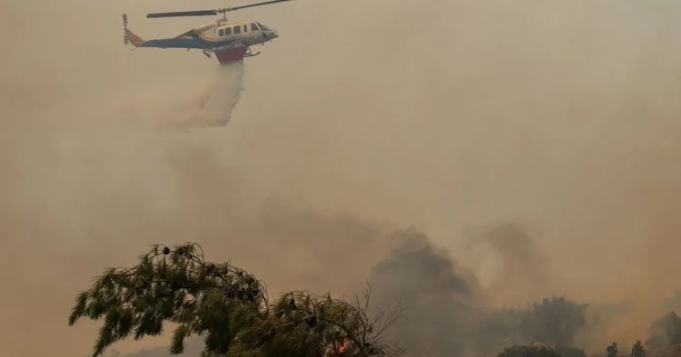 Eτοιμότητα της Λευκωσίας να συνδράμει στις προσπάθειες κατάσβεσης της φωτιάς στη Χίο