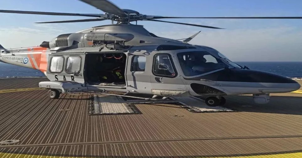 Αεροδιακομιδή ασθενή από επιβατικό πλοίο στο Γενικό Νοσοκομείο Λεμεσού