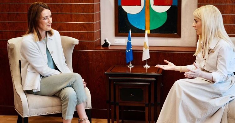 Πρόεδρος Βουλής: Σταθερός σύμμαχος το Ευρωπαϊκό Κοινοβούλιο και η Ρομπέρτα Μέτσολα