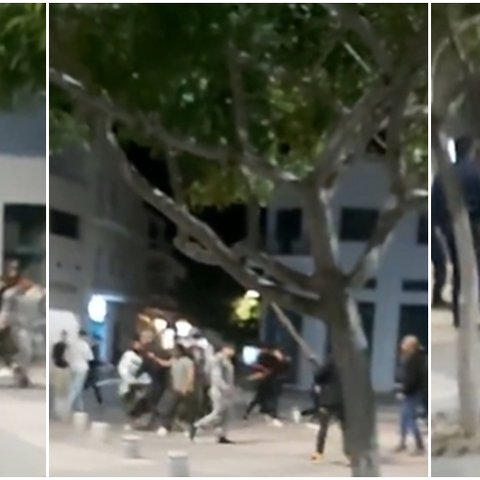 Βίντεο από τα επεισόδια μεταξύ ελληνοκυπρίων και αλλοδαπών-Μάχες με ρόπαλα και γρονθοκοπήματα