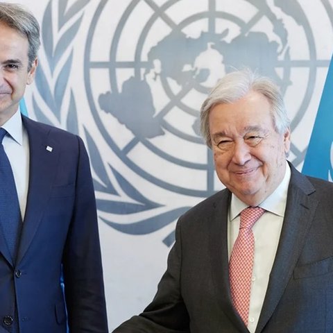 Το Κυπριακό στην ατζέντα της συνάντησης Γκουτέρες-Μητσοτάκη, ικανοποίηση για τον διορισμό Ολγκίν