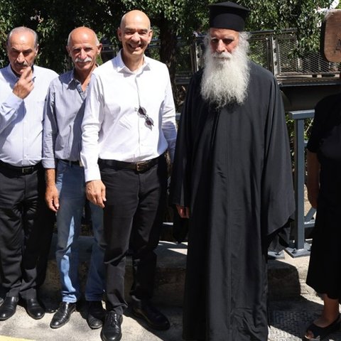 Εγκαινίασε πεζογέφυρα στον ποταμό Καρκώτη ο Βαφεάδης-«Αναβαθμίζεται η ποιότητα ζωής των κατοίκων»