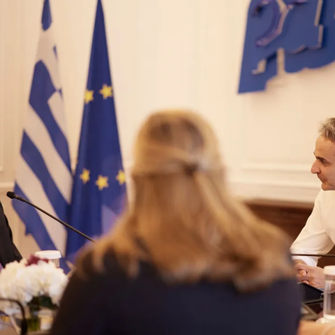 Συνάντηση Μητσοτάκη με μέλη του Αμερικανικού Κογκρέσου