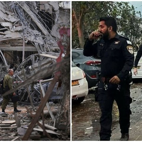 Ψάχνουν για παγιδευμένους στα συντρίμμια στο Ισραήλ-Η συγκλονιστική φωτογραφία από τη διάσωση βρέφους