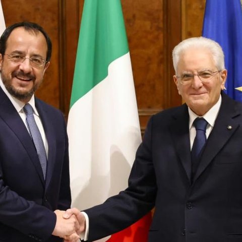 Επίσκεψη στην Κύπρο πραγματοποιεί ο Πρόεδρος της Ιταλίας