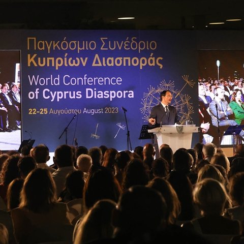 Αρχίζουν οι εργασίες του Παγκόσμιου Συνεδρίου Κυπρίων Διασποράς