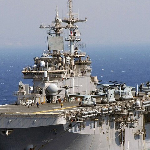 Στη Λεμεσό το αμφίβιο πλοίο USS Wasp του αμερικανικού πολεμικού ναυτικού