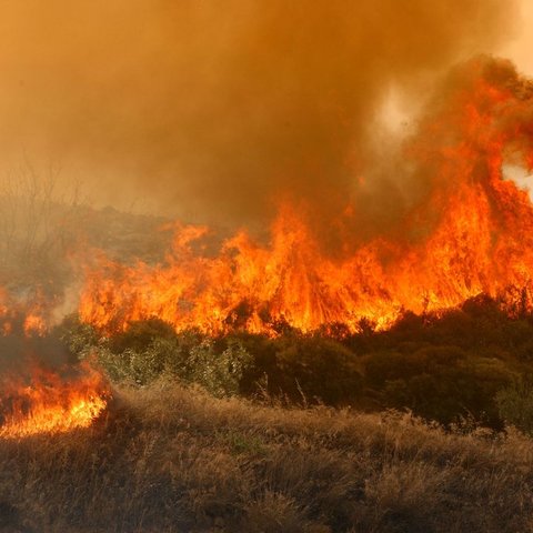 Μεγάλη πυρκαγιά στην κατεχόμενη Χαλεύκα-Συνεχίζονται οι προσπάθειες κατάσβεσης