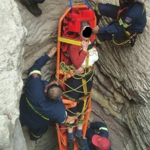 Τουρίστρια έπεσε σε φαράγγι στη Ρόδο-Στήθηκε μεγάλη επιχείρηση διάσωσης (Pics)