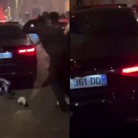 ΒΙΝΤΕΟ: Η στιγμή που όχημα πέφτει πάνω στους οπαδούς της Παρί στη Γαλλία