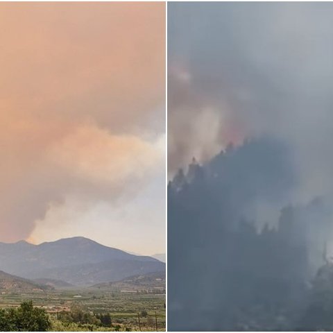 Ανεξέλεγκτη η πυρκαγιά στον Φενεό, καίει παρθένο δάσος-Διαδοχικές εκκενώσεις οικισμών Ανεξέλεγκτη η πυρκαγιά στον Φενεό, καίει παρθένο δάσος-Διαδοχικές εκκενώσεις οικισμών