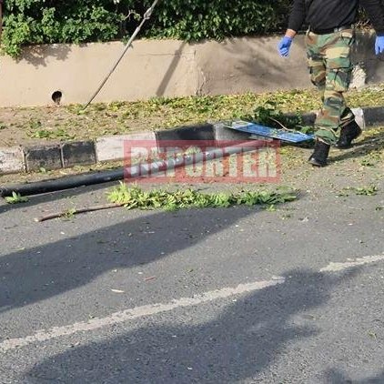 Κλειστή η οδός Γιάννου Κρανιδιώτη μετά την έκρηξη έξω από καφετέρια