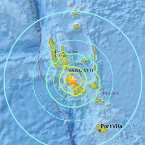 Τεράστιος σεισμός 7,3 Ρίχτερ στα νησιά Βανουάτου-Καμία αναφορά για νεκρούς ή τραυματίες