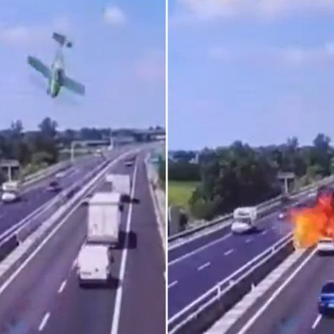 ΒΙΝΤΕΟ: Αεροσκάφος συνετρίβη σε αυτοκινητόδρομο στην Ιταλία-Νεκροί οι δυο επιβαίνοντες ΒΙΝΤΕΟ: Αεροσκάφος συνετρίβη σε αυτοκινητόδρομο στην Ιταλία-Νεκροί οι δυο επιβαίνοντες