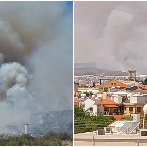 ΒΙΝΤΕΟ: Πλησιάζουν την βιομηχανική περιοχή οι φλόγες στη Λεμεσό-Οδηγίες για εκκένωση