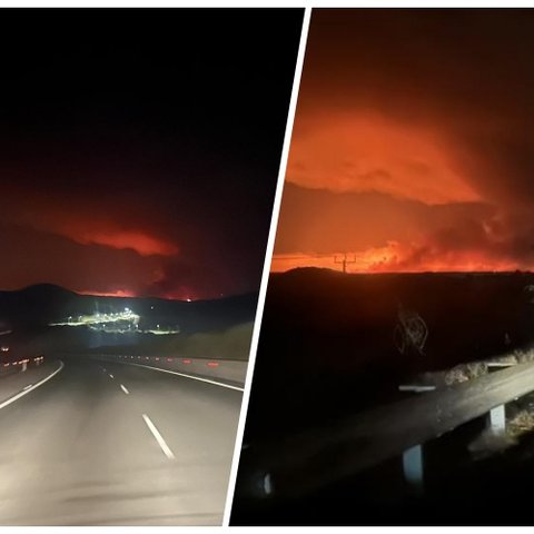 Δραματικές εικόνες από την καταστροφική πυρκαγιά-Σαρώνει τα πάντα ο πύρινος όλεθρος