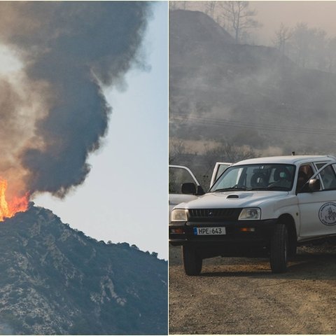 Δυο ανήλικοι πίσω από τη φωτιά στην Τριμίκλινη-Παραδέχθηκαν το άναμμα πυροτεχνήματος (pics&vids)