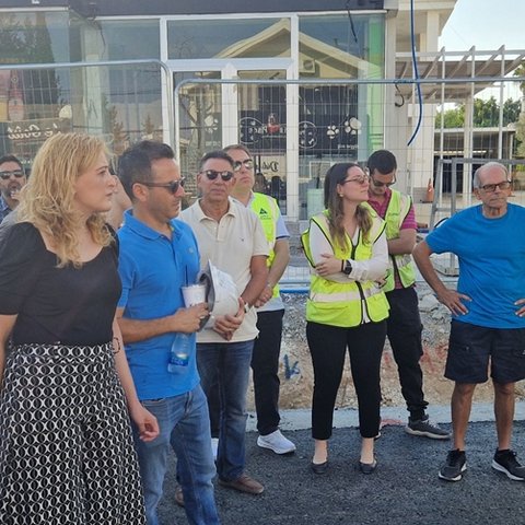 Επίσκεψη Δημάρχου Στροβόλου στην οδό Τσερίου-«Προσπάθεια για όσο το λιγότερο δυνατή ταλαιπωρία»