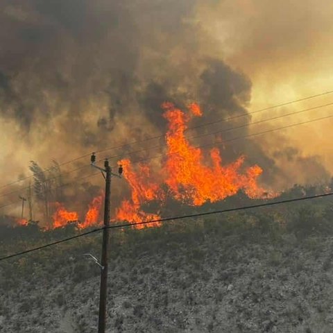 Επτά πρόσωπα στα νοσοκομεία από τις πυρκαγιές στη Λεμεσό-Σταθμοί πρώτων βοηθειών σε Ερήμη και Πάχνα