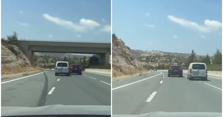 ΒΙΝΤΕΟ: Οδηγός σπέρνει τον τρόμο στον αυτοκινητόδρομο Λεμεσού-Πάφου ΒΙΝΤΕΟ: Οδηγός σπέρνει τον τρόμο στον αυτοκινητόδρομο Λεμεσού-Πάφου