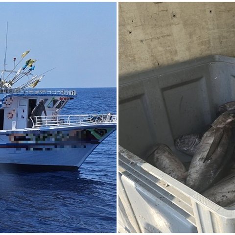 Εντοπίστηκε σκάφος τρίτης χώρας εντός της Κυπριακής ΑΟΖ να ψαρεύει-Κατασχέθηκαν τόνοι ψαριών (pics)
