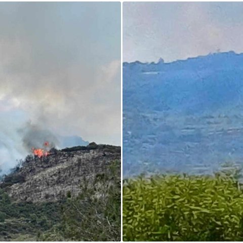 ΒΙΝΤΕΟ: Υπό έλεγχο η φωτιά μεταξύ των κοινοτήτων Αγίου Ιωάννη και Σαλαμιού