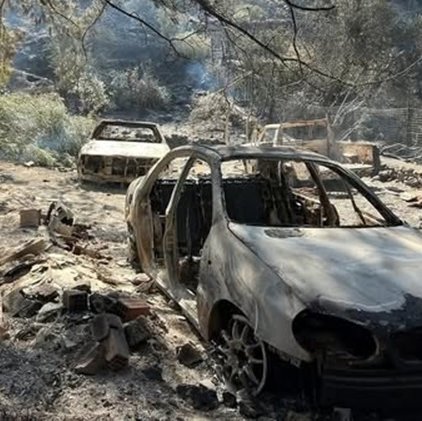 Πύρινη κόλαση στη Χίο–Κάηκαν σπίτια, αυτοκίνητα, καλλιέργειες