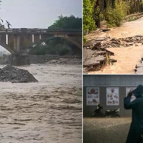 Δύσκολη κατάσταση σε Εύβοια, Βόλο, Λαμία-Δρόμοι-ποτάμια, συγκλονιστικές εικόνες