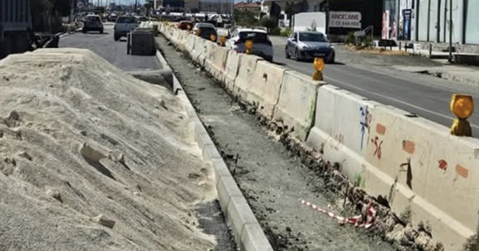 Ελπίδα για ολοκλήρωση δύο φάσεων των έργων στη λεωφόρο Τσερίου αρχές του 2026