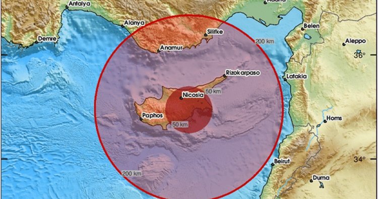 Σεισμική δόνηση στην Κύπρο-Έγινε αισθητή στη Λάρνακα